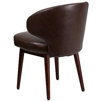 Flash Furniture Comfort Back Series LeatherSoft Side Reception Chair 