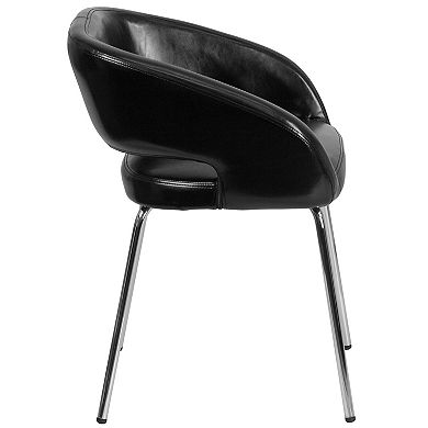 Flash Furniture Fusion Series Contemporary LeatherSoft Side Reception Chair