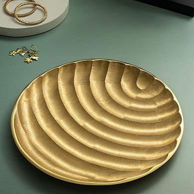 Savanna Gold Decorative Tray - 12"