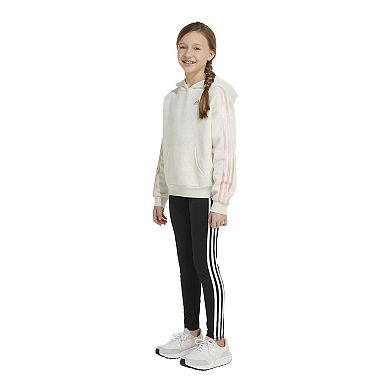 Girls 7-16 adidas 3-Stripe Fleece Hoodie in Regular & Plus Size
