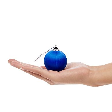 35 Pack Shatterproof Mini Ball Ornaments for Small Christmas Tree, Crafts (5 Designs, 1.8 In)