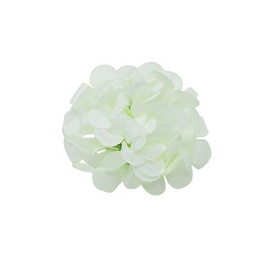 60 Pack Mini Pompom Hydrangeas for Arts and DIY Crafts, Light Green Artificial Flowers (2 Inches)