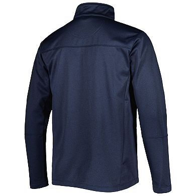 Men's Dunbrooke Heather Navy New England Patriots Freestyle Coated Tech Fleece Full-Zip Jacket