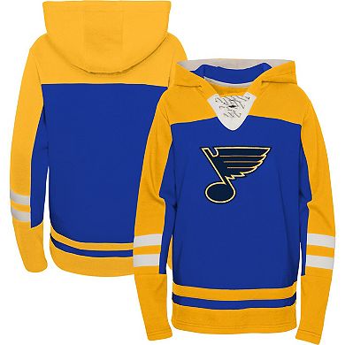 Youth Blue St. Louis Blues Ageless Revisited Home Lace-Up Pullover Hoodie