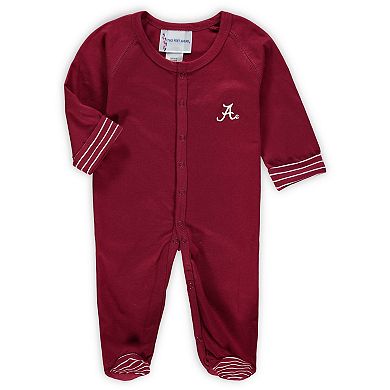 Newborn & Infant Crimson Alabama Crimson Tide Stripe Sleeper