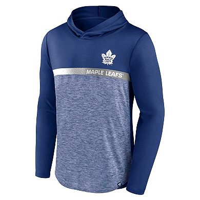 Men's Fanatics Branded Blue Toronto Maple Leafs Podium Defender Pullover Hoodie