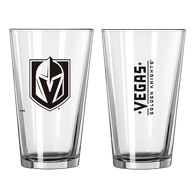 Vegas Golden Knights 16oz. Team Wordmark Game Day Pint Glass