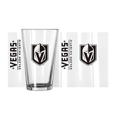 Vegas Golden Knights 16oz. Team Wordmark Game Day Pint Glass