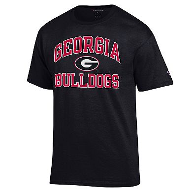 Men's Champion Black Georgia Bulldogs High Motor T-Shirt