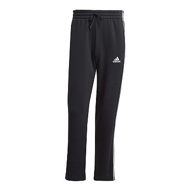 Big & Tall adidas Essentials 3-Stripes Open Hem Fleece Pants