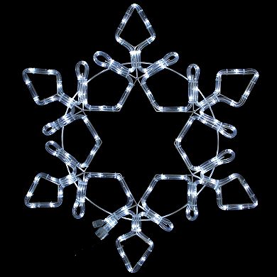 6' LED Rope Light Snowflake Commercial Christmas Decoration