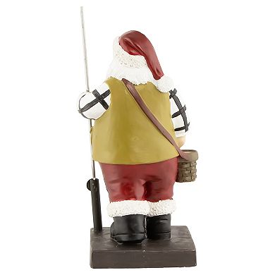 8.5" Fisherman Santa Christmas Stocking Holder