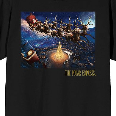 Men's Polar Express Santas Sleigh Tee