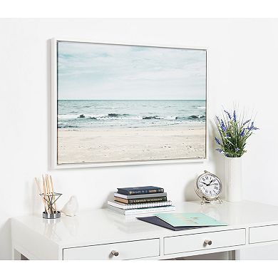 Kate and Laurel Sylvie Beach Framed Wall Art