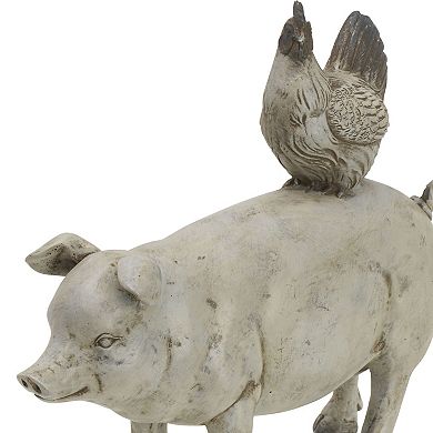 Elements Pig & Chicken Table Decor