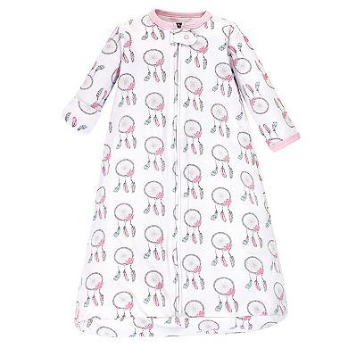 Hudson Baby Infant Girl Cotton Long-Sleeve Wearable Sleeping Bag, Sack, Blanket, Dream Catcher