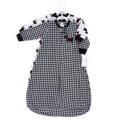 Hudson Baby Infant Girl Long-Sleeve Fleece Sleeping Bag, Scottie Dog, 0-9 Months