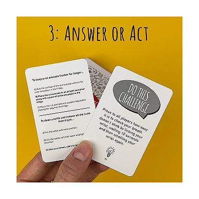 University Games The Amazing Life Hacks Card Game