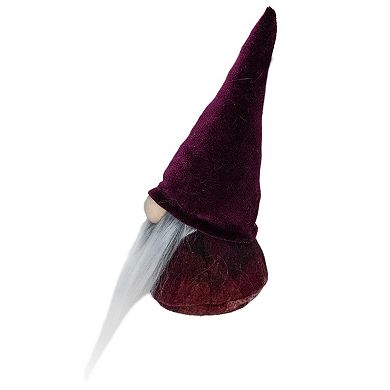 9" Purple Plum Standing Gnome Christmas Tabletop Decor