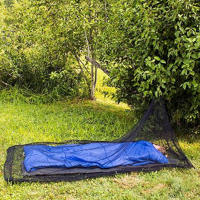 Mekkapro Mosquito Camping Insect Net With Carry Bag, Fits Sleeping Bags, Bed, Tent (single)