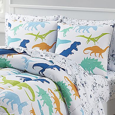 Sweet Home Collection Kid's Dinosaur Comforter & Sheet Set
