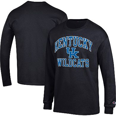 Men's Champion Black Kentucky Wildcats High Motor Long Sleeve T-Shirt