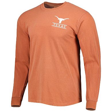 Men's Texas Orange Texas Longhorns Circle Campus Scene Long Sleeve T-Shirt