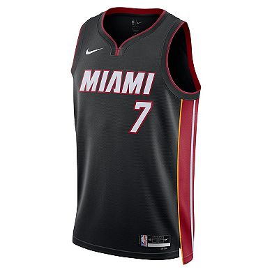 Unisex Nike Kyle Lowry Black Miami Heat 2022/23 Swingman Jersey - Icon Edition