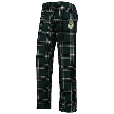 Women's Concepts Sport Hunter Green/Black Milwaukee Bucks Badge T-Shirt & Pajama Pants Sleep Set