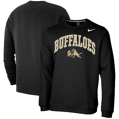 Men's Nike Black Colorado Buffaloes Vault Arch Club Sweatshirt