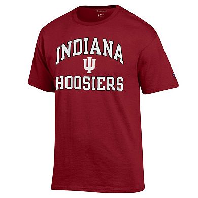 Men's Champion Crimson Indiana Hoosiers High Motor T-Shirt