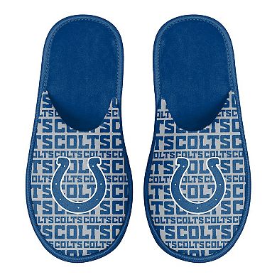 Men's FOCO Indianapolis Colts Scuff Logo Slide Slippers