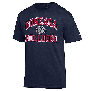 Men's Champion Navy Gonzaga Bulldogs High Motor T-Shirt