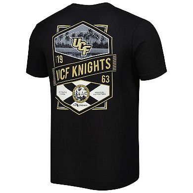 Men's FloGrown Black UCF Knights Double Diamond Crest T-Shirt