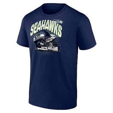 Men's Fanatics Branded College Navy Seattle Seahawks Big & Tall End Around T-Shirt