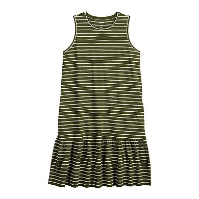 Women's Sonoma Goods For Life® Knit Tank Ruffle Hem Dress 