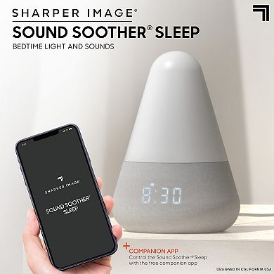 Sharper Image Soother Sleep Bedtime Light & Sound Machine