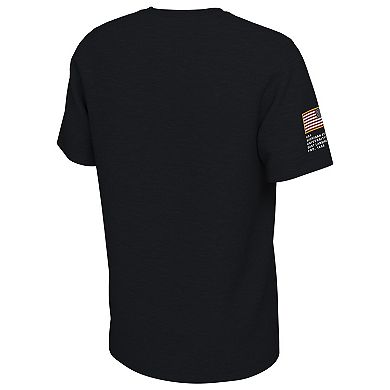 Men's Nike Black Michigan State Spartans Veterans Camo T-Shirt