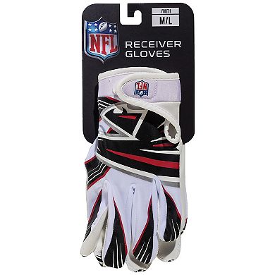 Franklin Sports NFL Falcons Youth Football Receiver Gloves