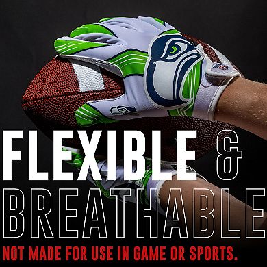 Franklin Sports Seattle Seahawks Youth NFL Football Receiver Gloves