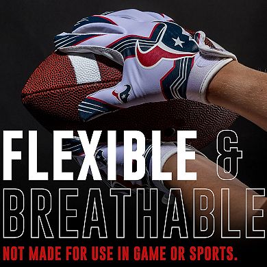 Franklin Sports Houston Texans Youth NFL Football Receiver Gloves