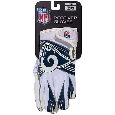 Franklin Sports Los Angeles Rams Youth NFL Football Receiver Gloves