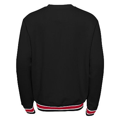 Youth Black New Jersey Devils Classic Blueliner Pullover Sweatshirt