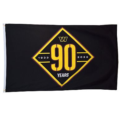 DC PROPER Black Washington Commanders 3' x 5' Legacy Flag