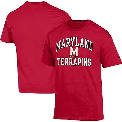 Men's Champion Red Maryland Terrapins High Motor T-Shirt