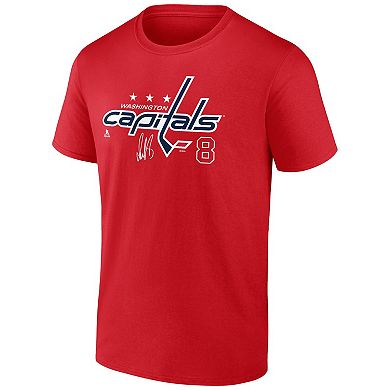 Men's Fanatics Branded Alexander Ovechkin Red Washington Capitals Name and Number T-Shirt
