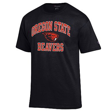 Men's Champion Black Oregon State Beavers High Motor T-Shirt