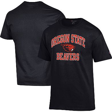 Men's Champion Black Oregon State Beavers High Motor T-Shirt