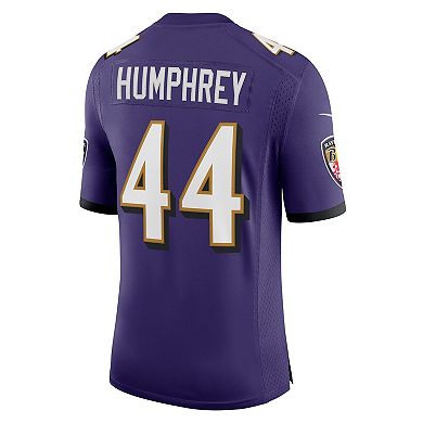 Men's Nike Marlon Humphrey Purple Baltimore Ravens Vapor Limited Jersey