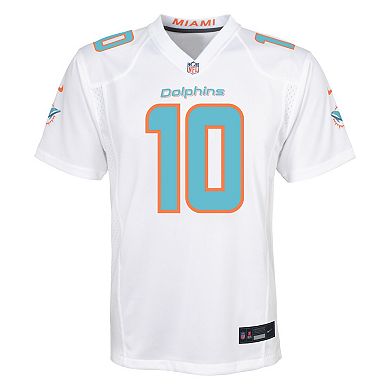 Youth Nike Tyreek Hill White Miami Dolphins Team Game Jersey